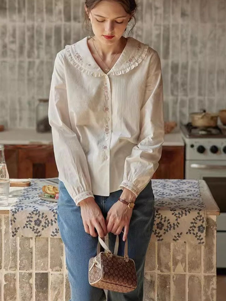 Classic Embroidered Top