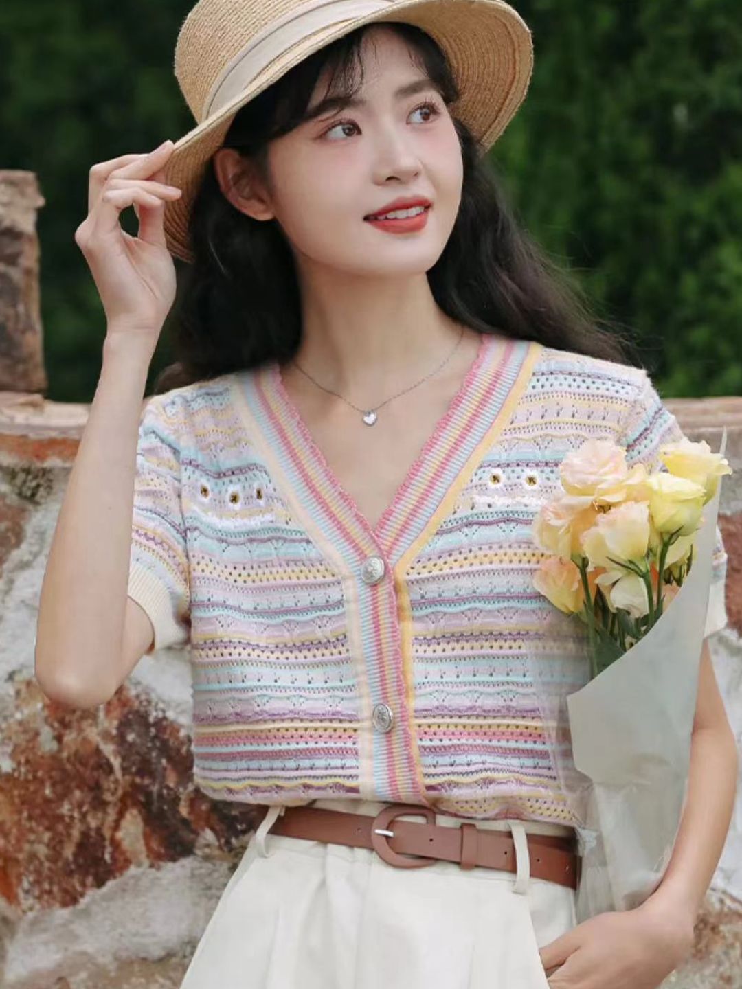 Colorblock Thin Short Sleeve