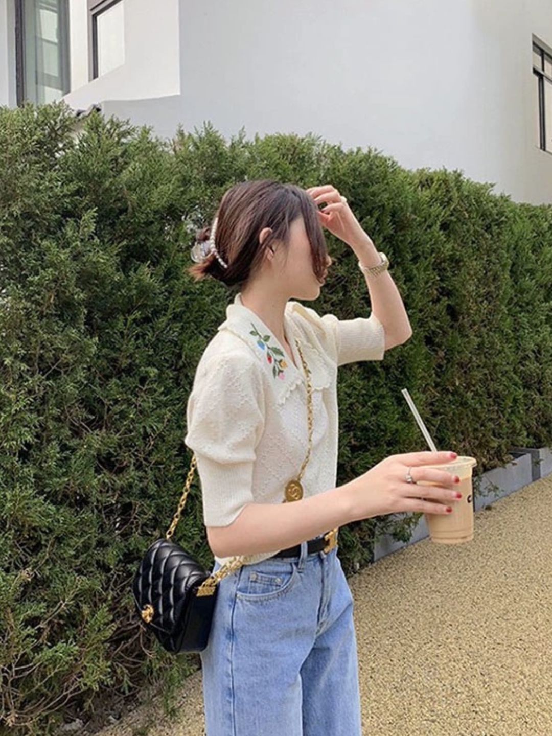 Embroidered Shirt - Half Sleeve