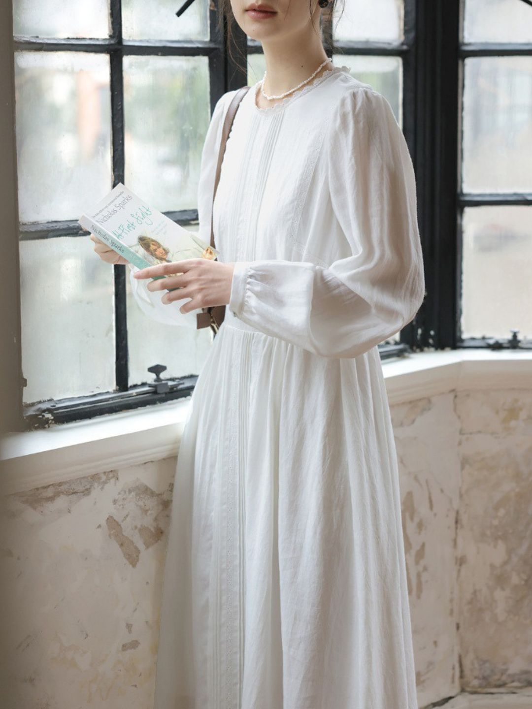 Vintage Lantern Sleeve Dress