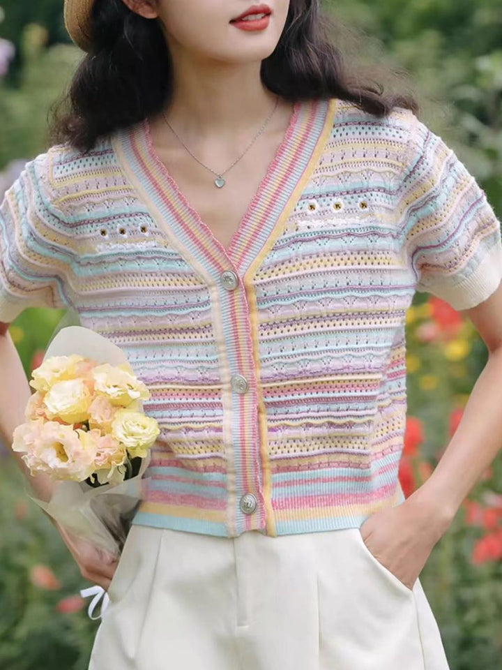 Colorblock Thin Short Sleeve