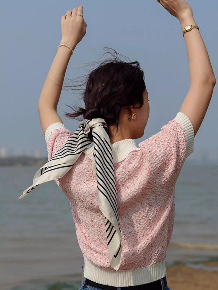 POLO Collar  Short Sleeves