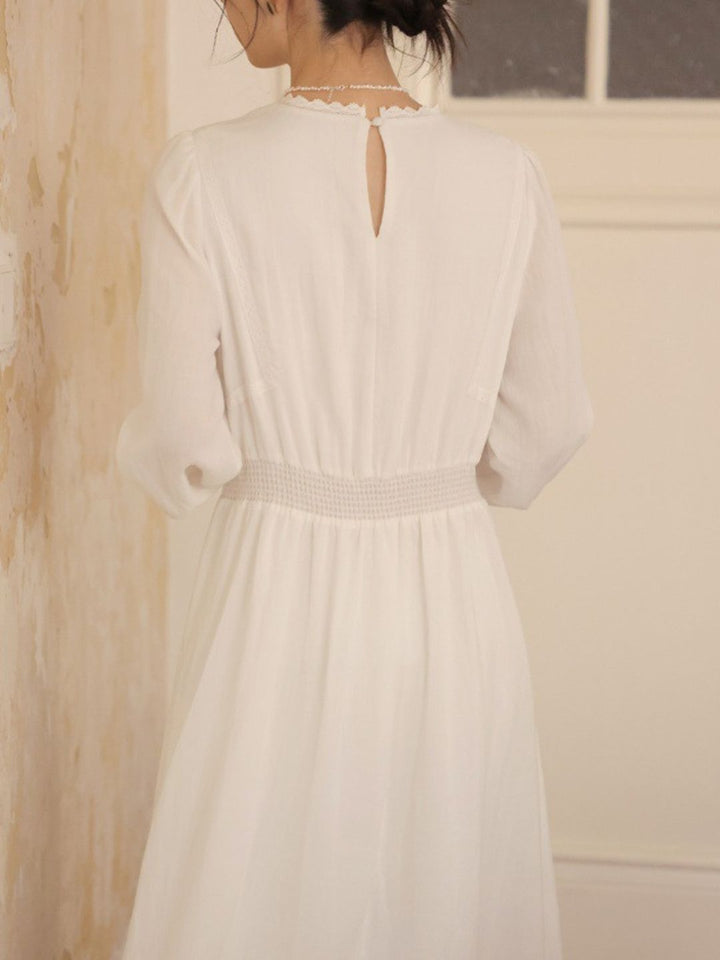 Vintage Lantern Sleeve Dress