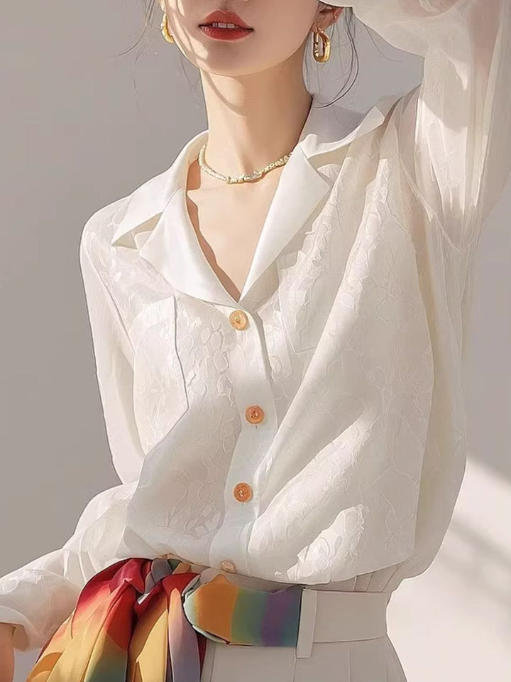 Elegant Long-Sleeved Shirt