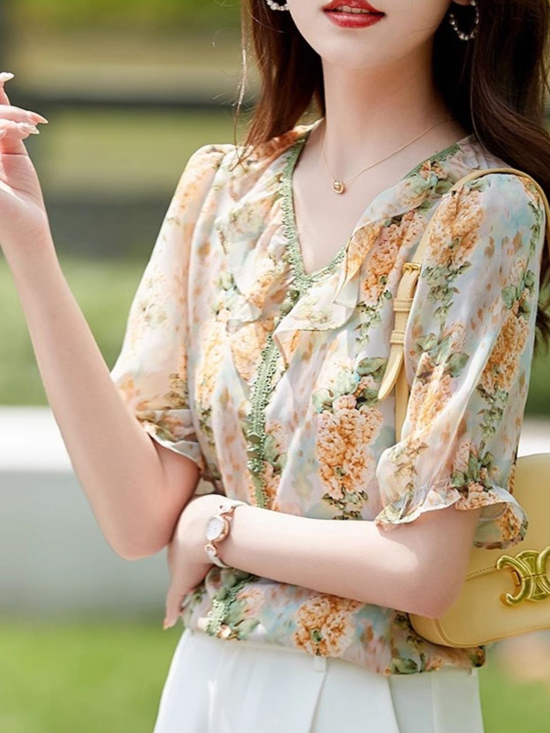 Loose Printed Temperament T-shirt