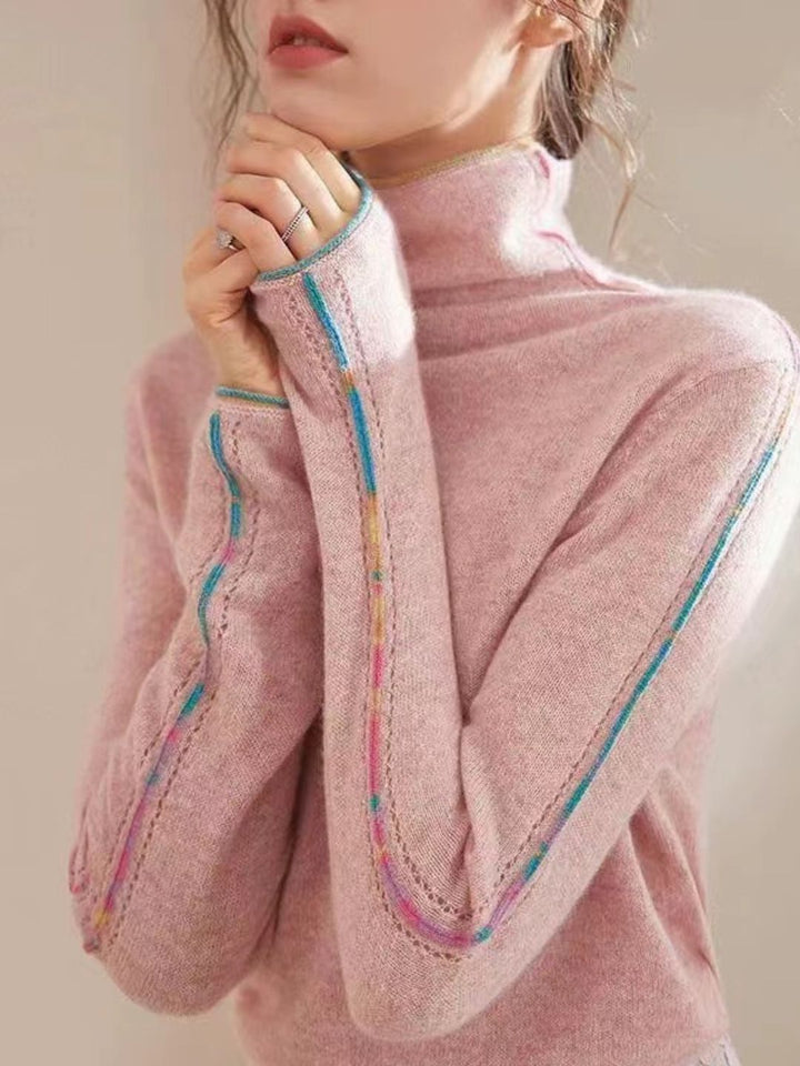 Turtleneck Knitted Top