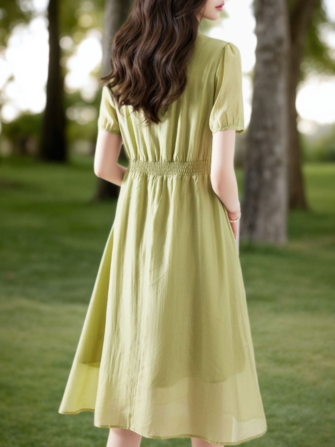 Elegant Forest Style Dress