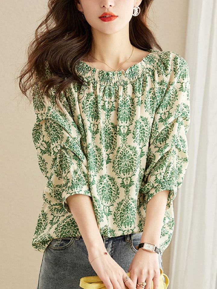 Chiffon Printed Shirt