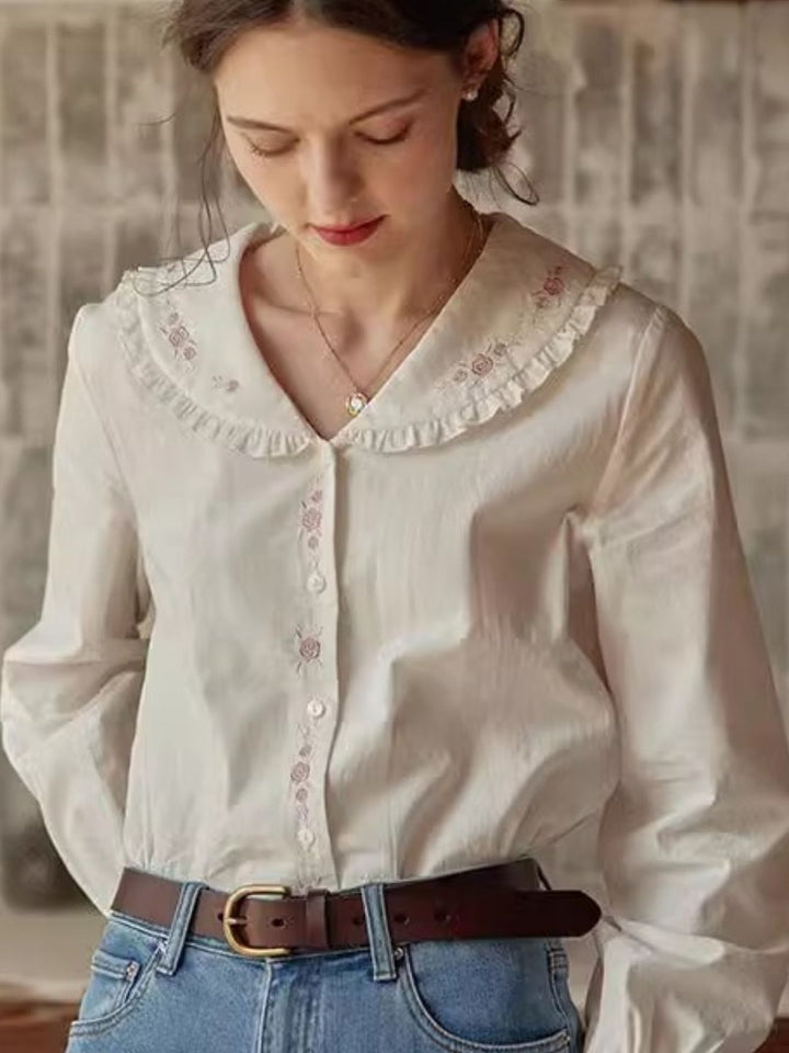 Classic Embroidered Top