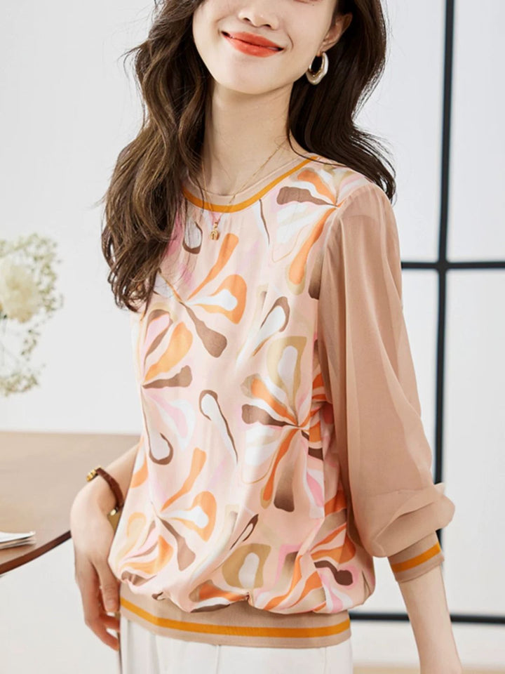 Loose Fashion Printed Top