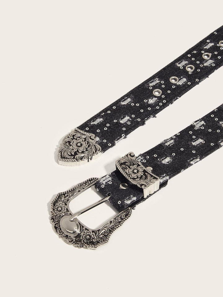 FLORAL WESTERN BELT