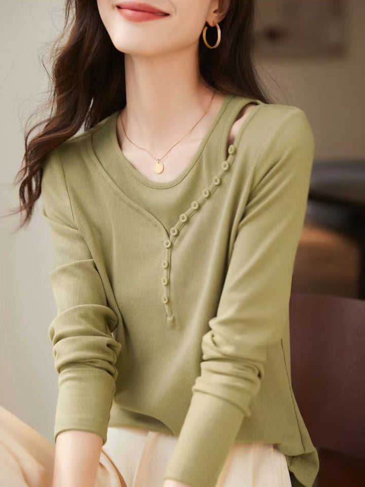 Classic Solid Color Knitted Sweater