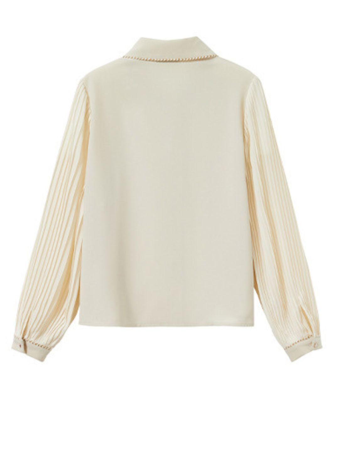 Elegant Puff Sleeve Lapel Shirt