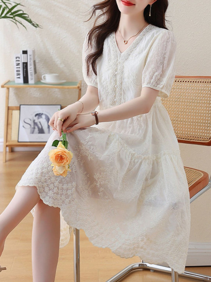 Elegant Embroidered Dress