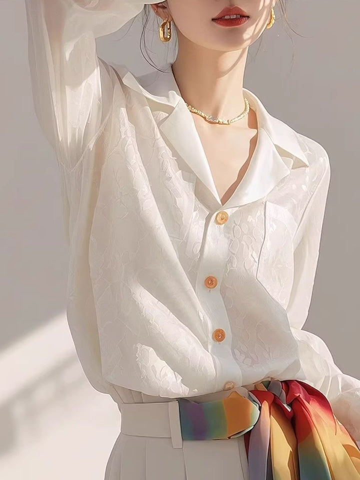 Elegant Long-Sleeved Shirt
