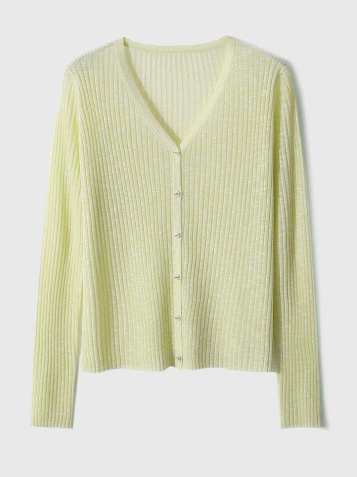 V-Neck Loose Cool Knit Top