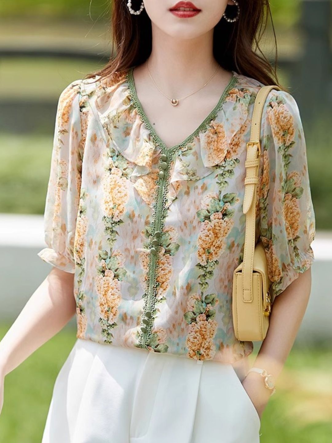 Loose Printed Temperament T-shirt