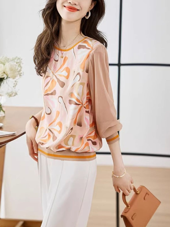 Loose Fashion Printed Top