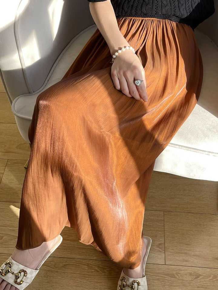 Temperament Mesh Skirt - White