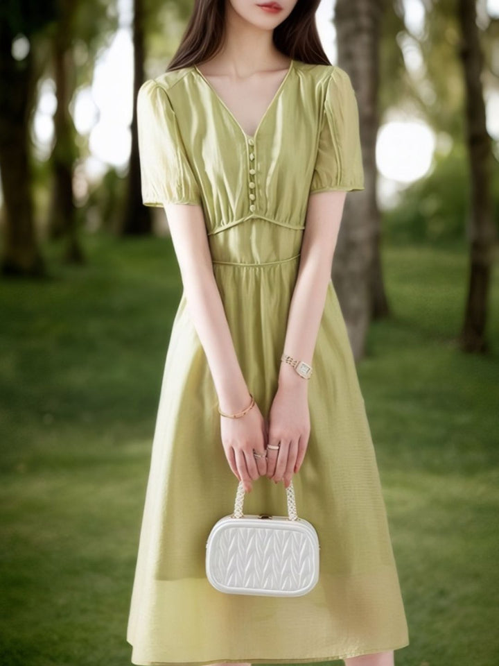 Elegant Forest Style Dress