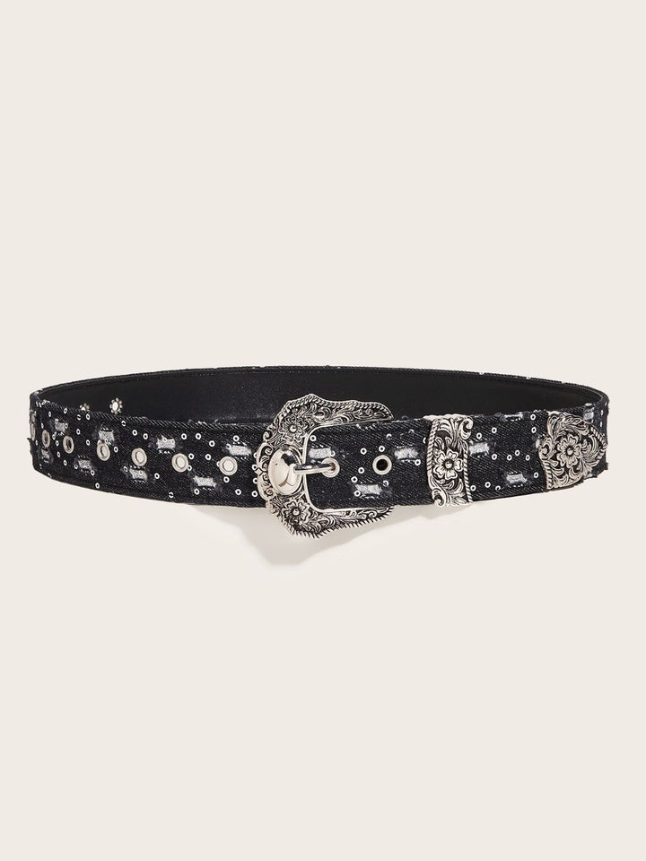 FLORAL WESTERN BELT