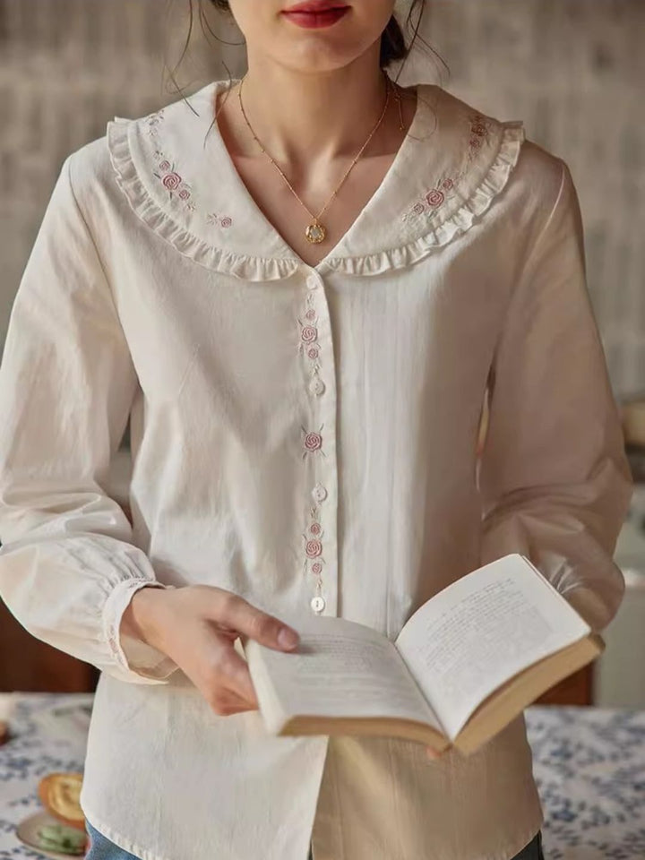 Classic Embroidered Top