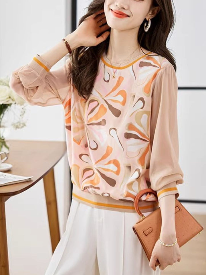 Loose Fashion Printed Top