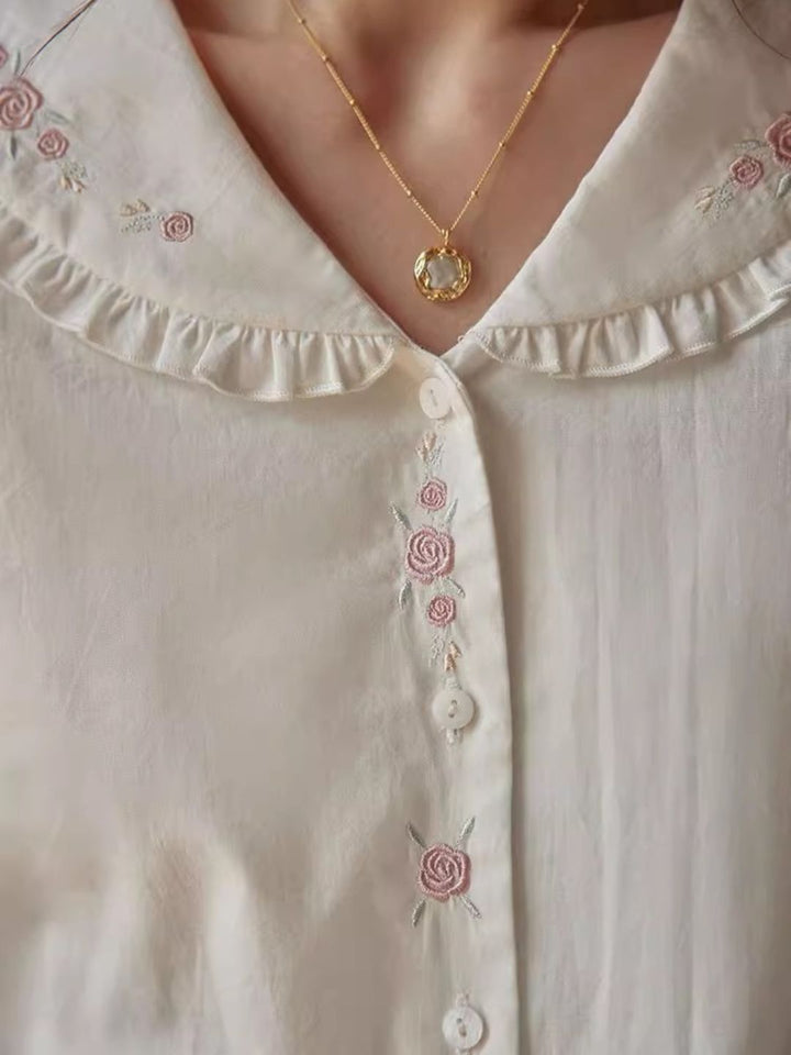 Classic Embroidered Top