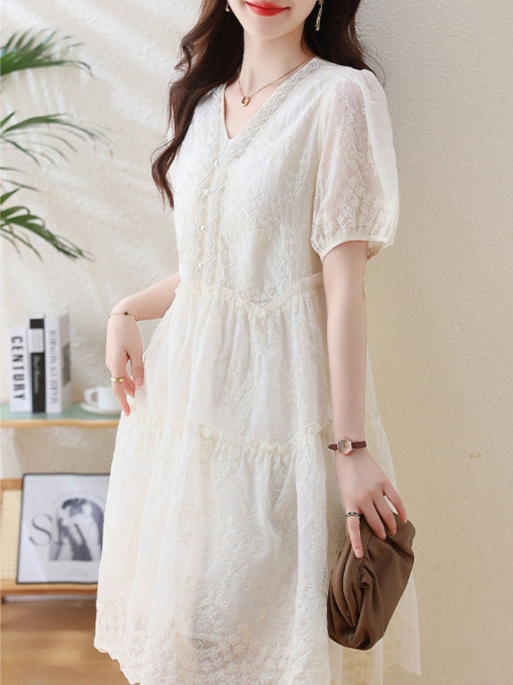 Elegant Embroidered Dress