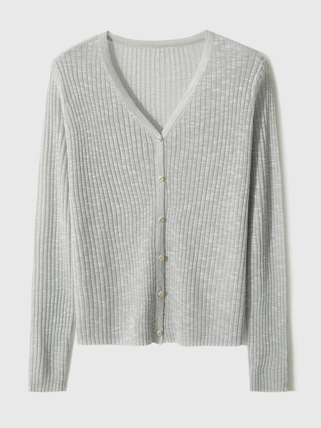 V-Neck Loose Cool Knit Top