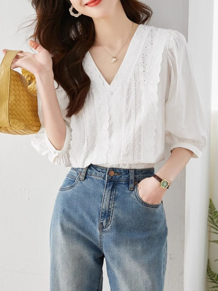 Versatile Lace Shirt
