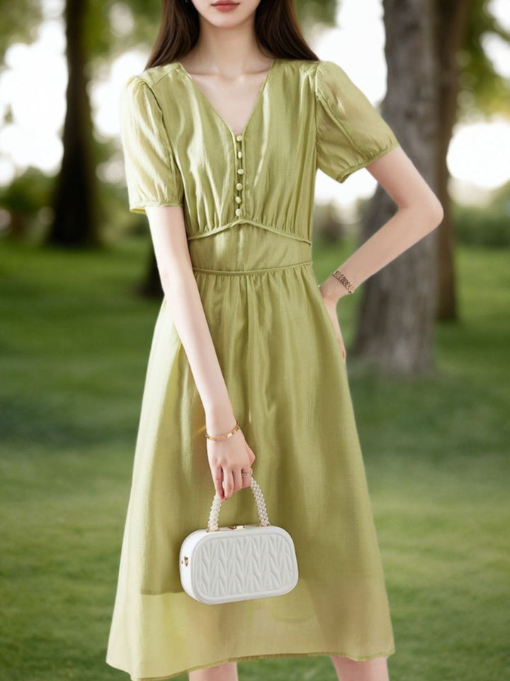 Elegant Forest Style Dress