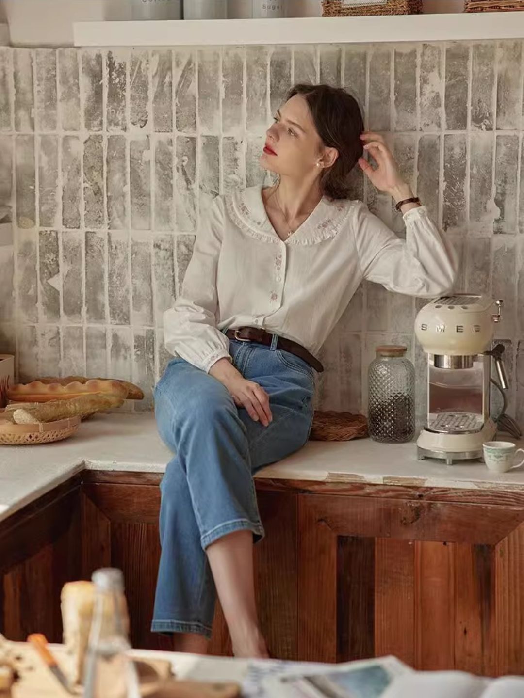 Classic Embroidered Top