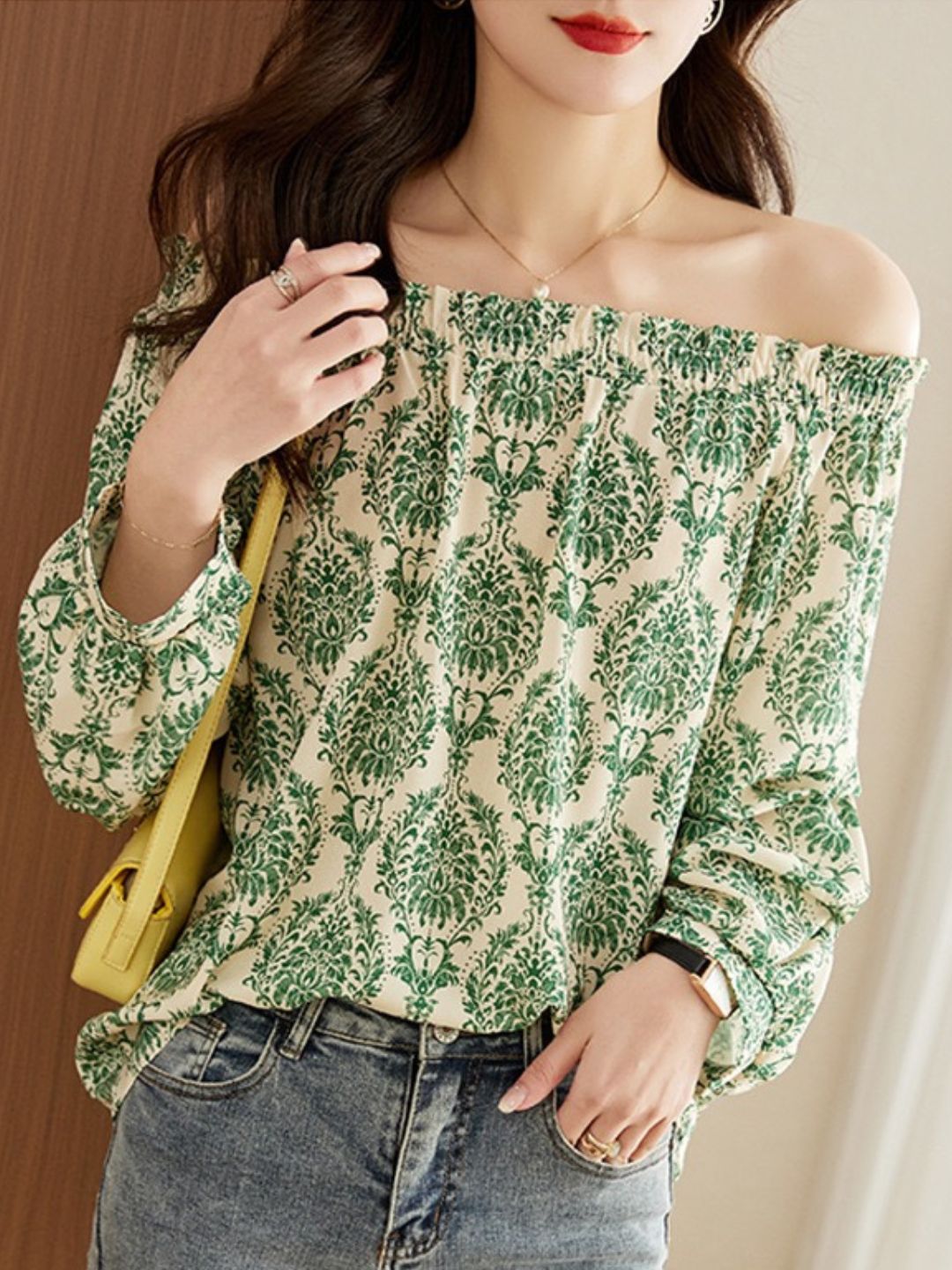 Chiffon Printed Shirt