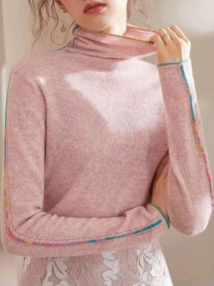 Turtleneck Knitted Top