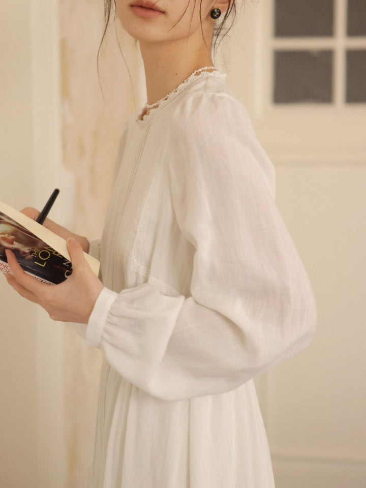 Vintage Lantern Sleeve Dress