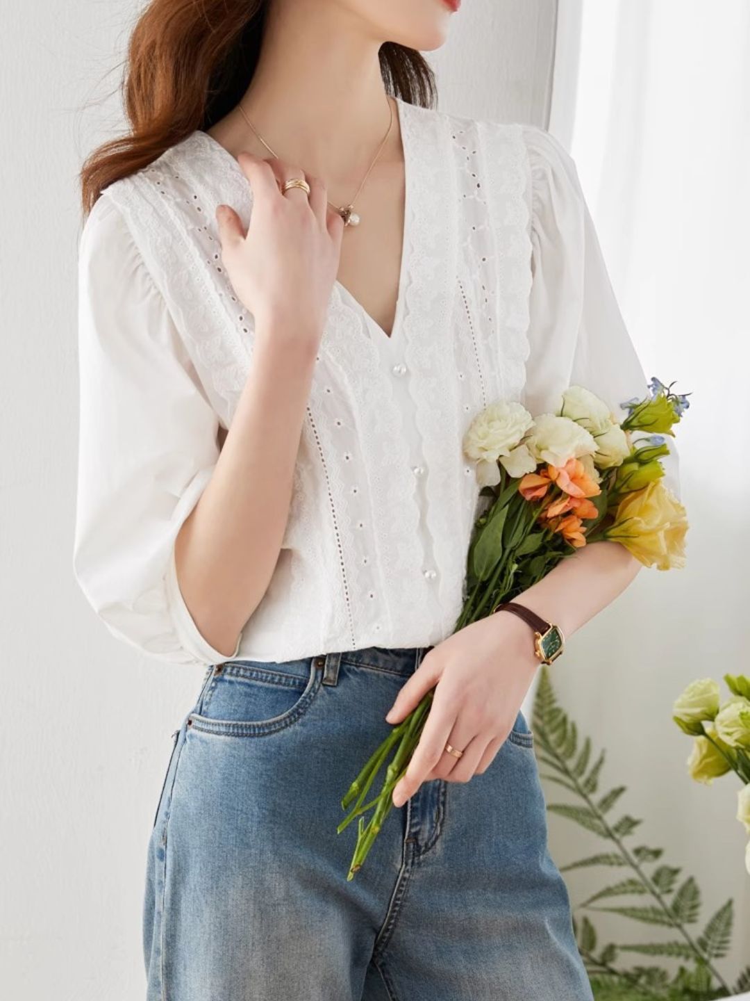 Versatile Lace Shirt