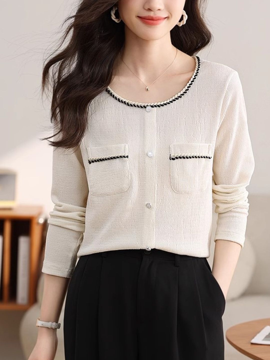 Versatile Textured Top