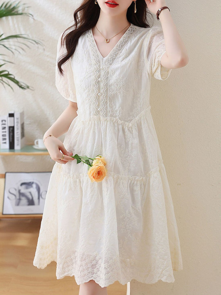 Elegant Embroidered Dress