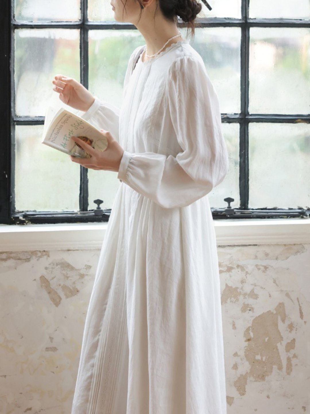 Vintage Lantern Sleeve Dress
