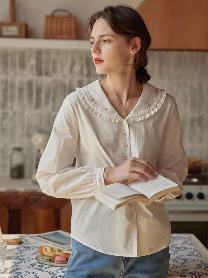 Classic Embroidered Top