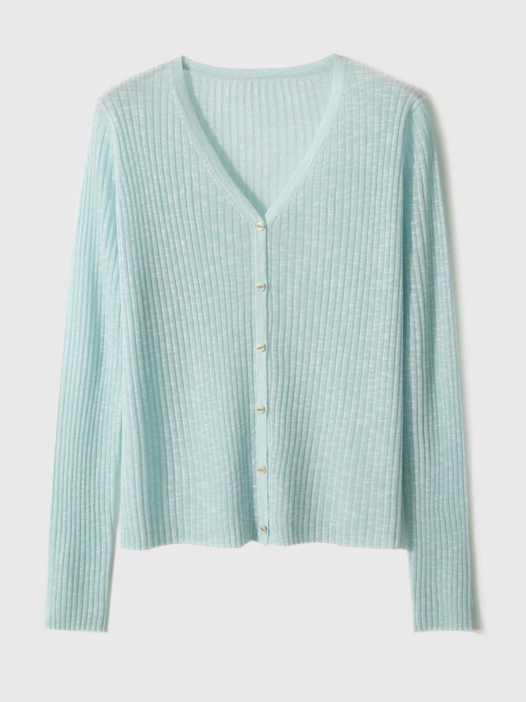 V-Neck Loose Cool Knit Top