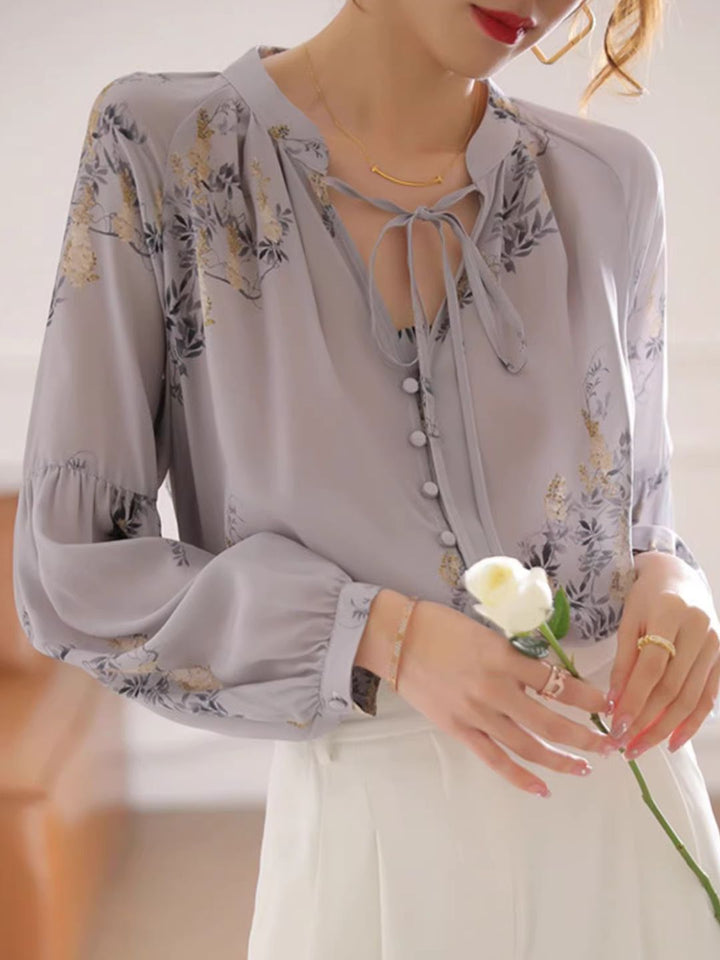 Loose-Fitting Lantern Shirt