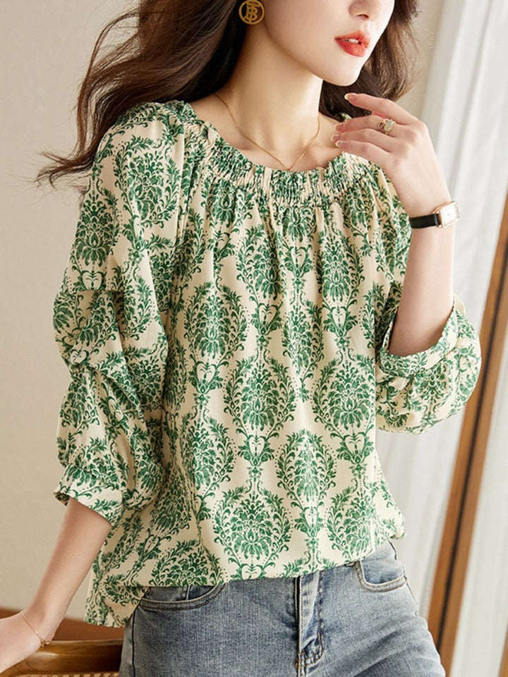 Chiffon Printed Shirt