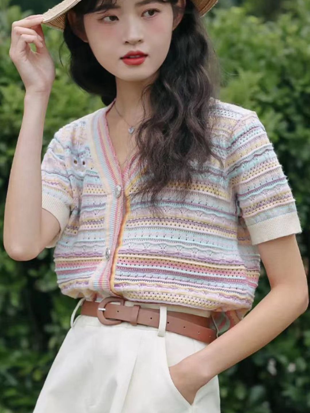 Colorblock Thin Short Sleeve