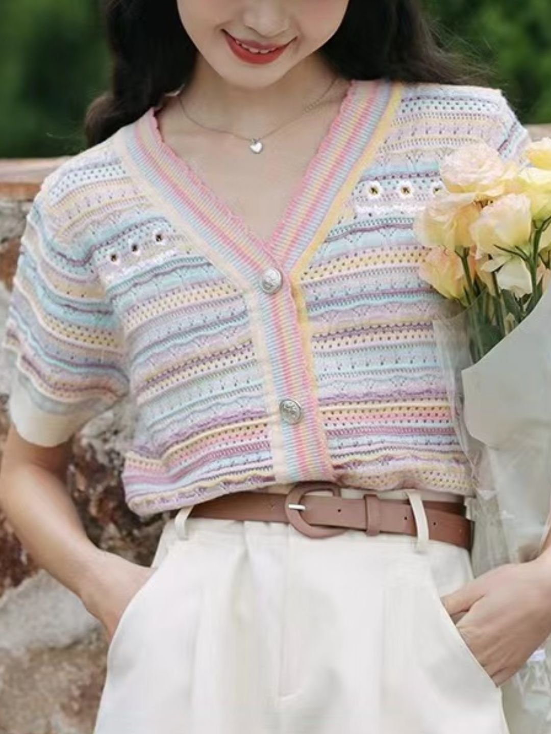 Colorblock Thin Short Sleeve