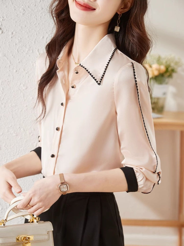 Gentle Commuting Chiffon Shirt