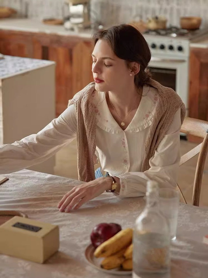 Classic Embroidered Top