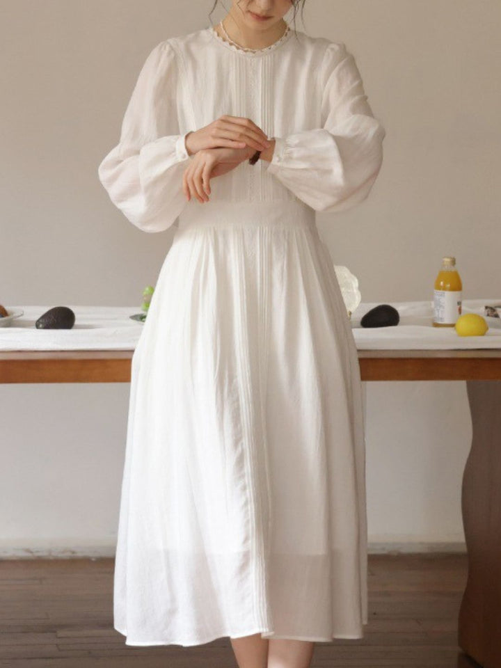 Vintage Lantern Sleeve Dress