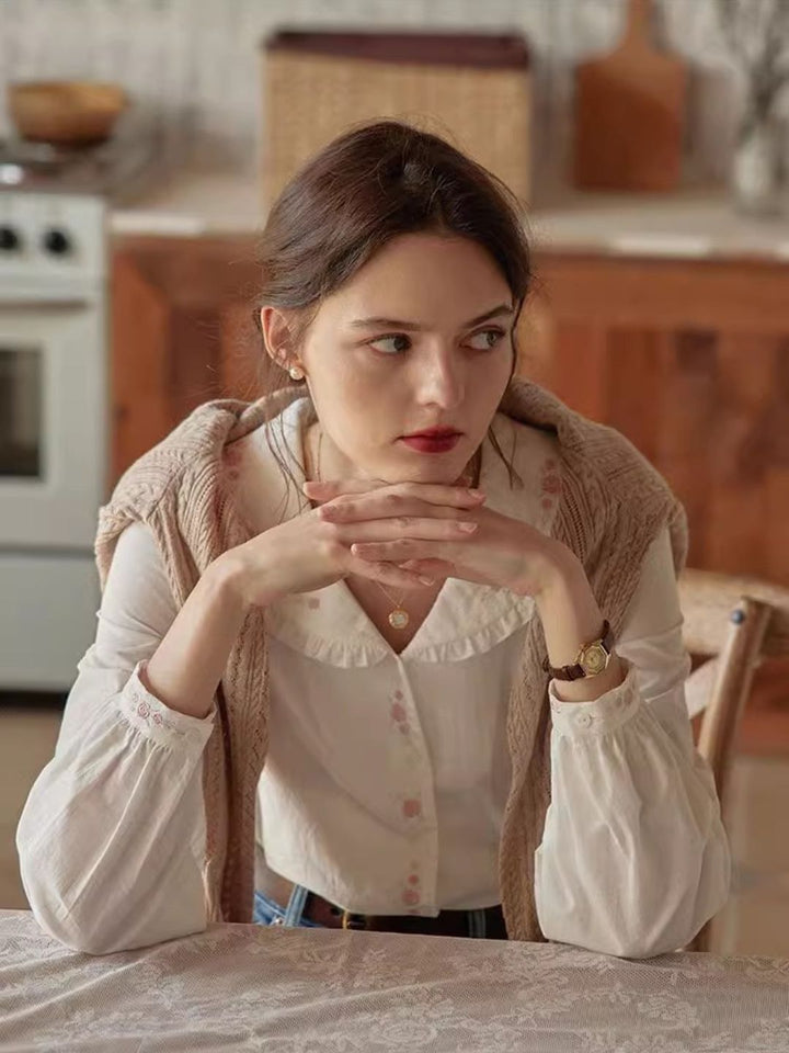 Classic Embroidered Top